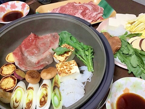 焼肉風すき焼き